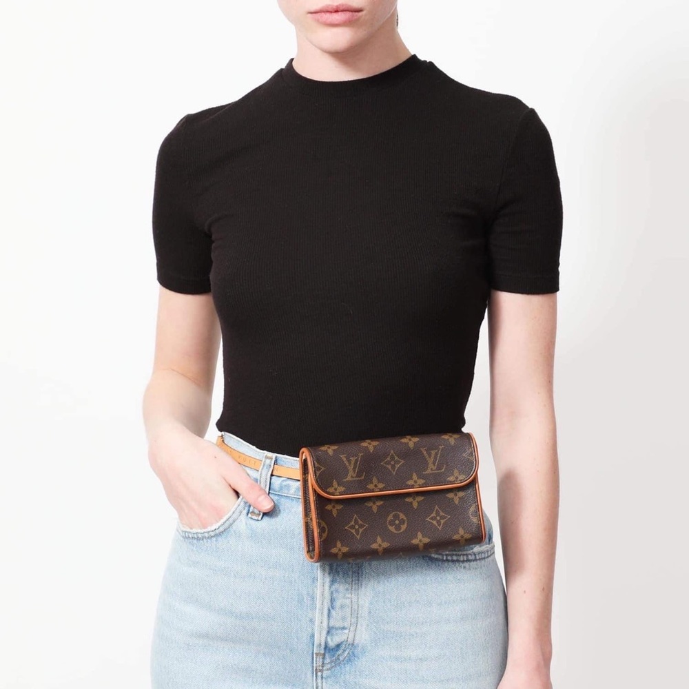 Louis Vuitton Brown Monogram Canvas Belt Bag